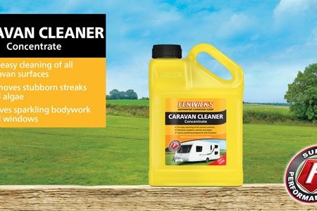 A 1 litre bottle of Fenwicks caravan cleaner